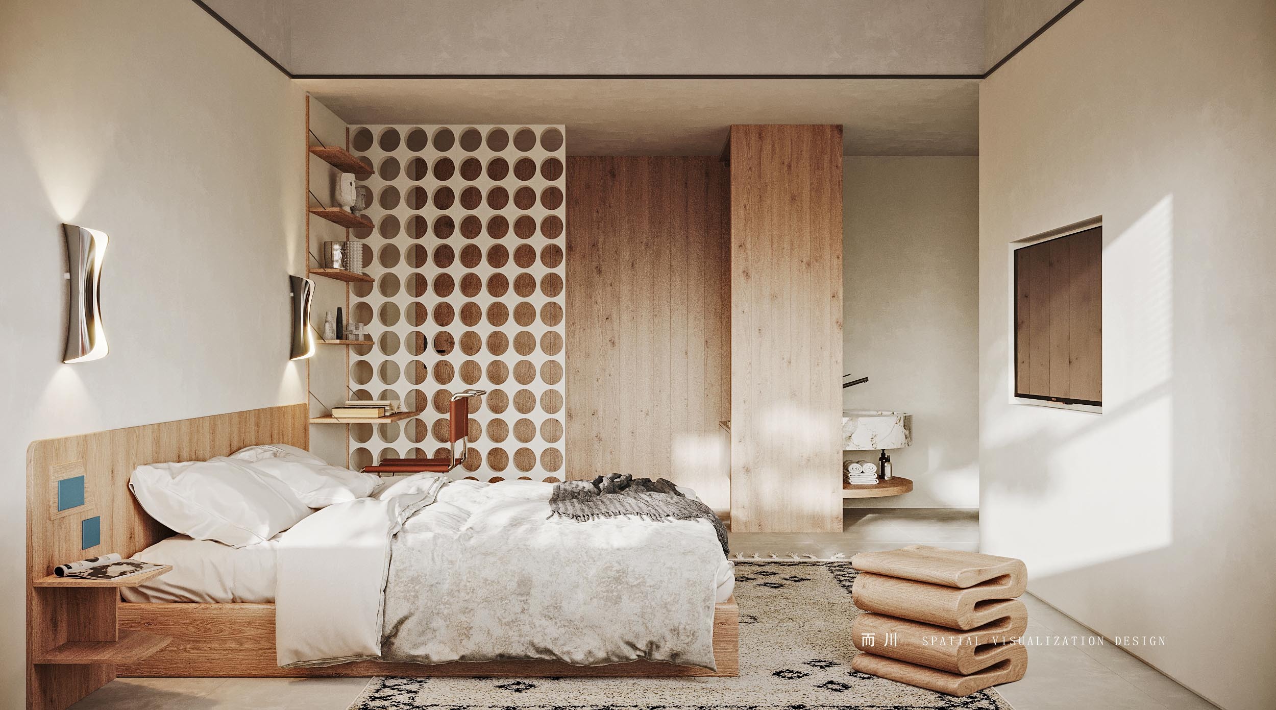 侘寂民宿(二) 丨 而川视觉|空间|家装设计|而川丨vision - 原创作品