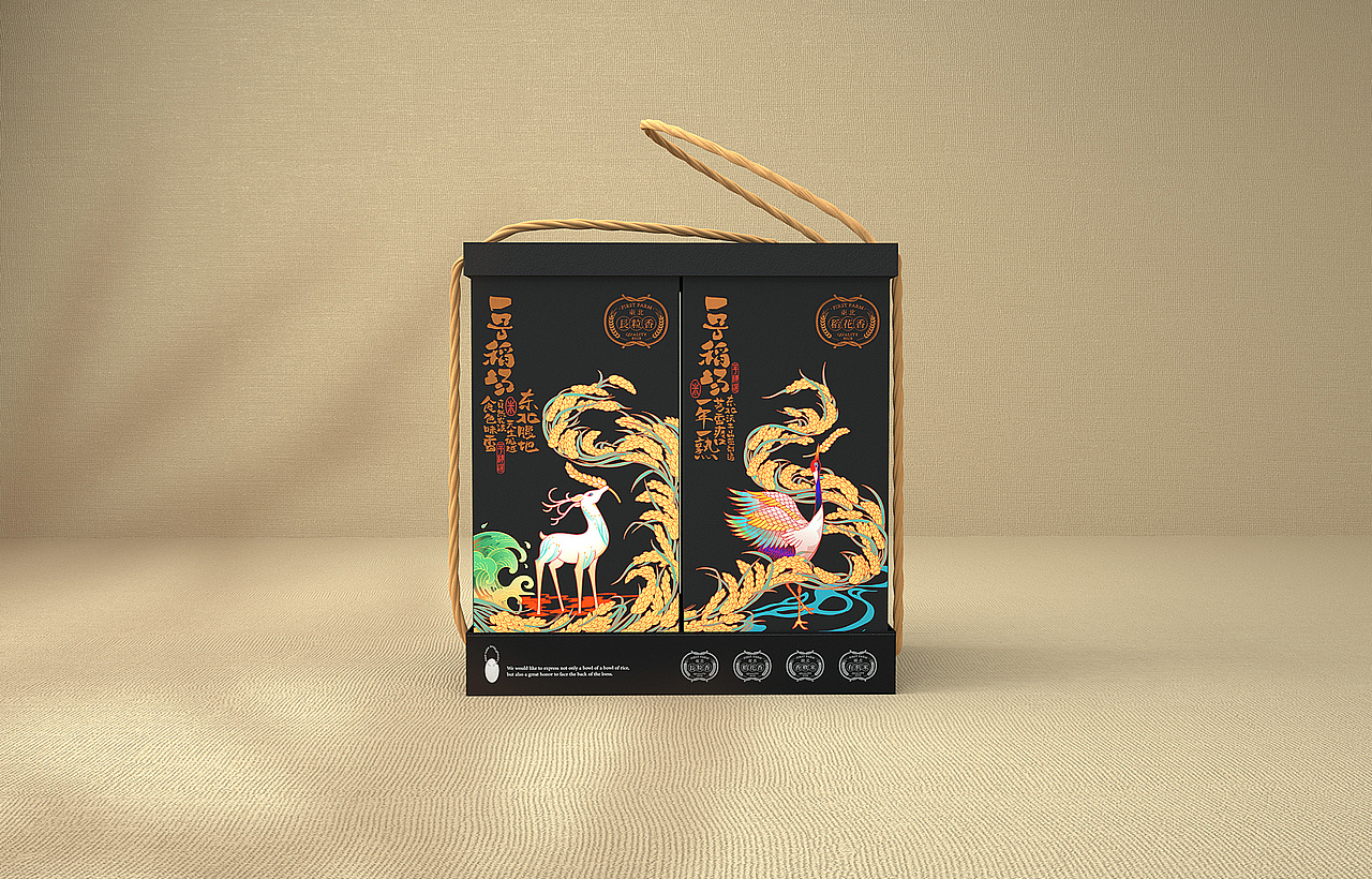 一号稻场/大米包装（图ZMTg4NTE0ODI0） - 包装 - 站酷设计师禾作文创原创素材 - 站酷ZCOOL