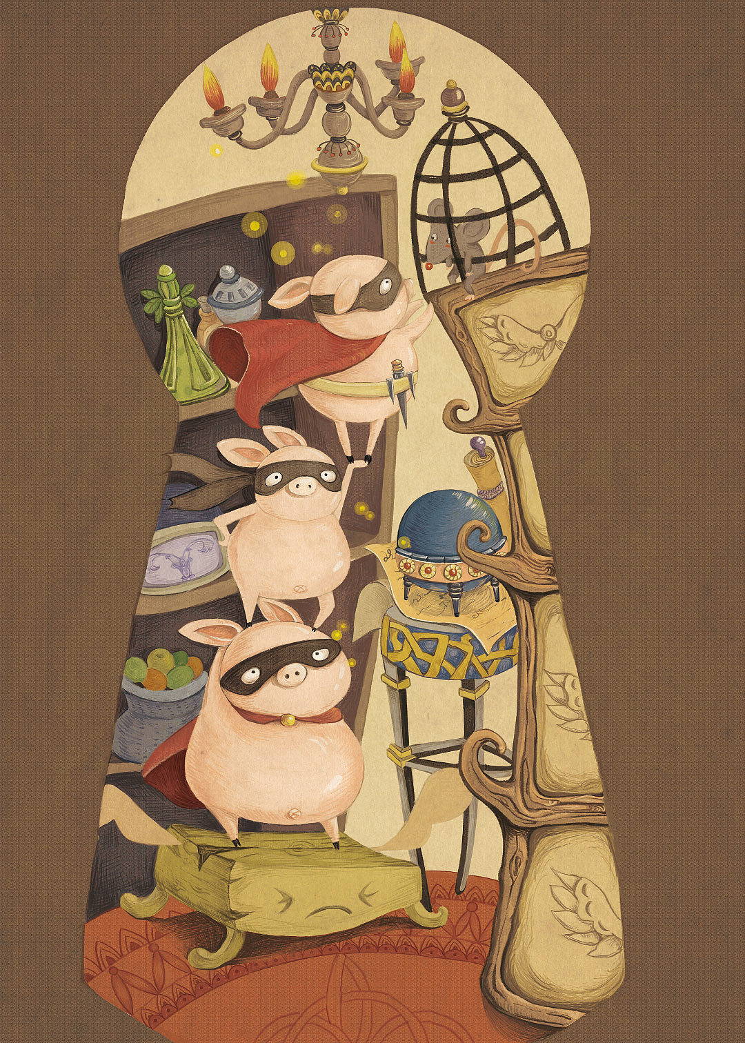 魔法师不在家（图ZNjUwMzM5MzI=） - 儿童插画 - 站酷设计师火山酱小童鞋原创素材 - 站酷ZCOOL