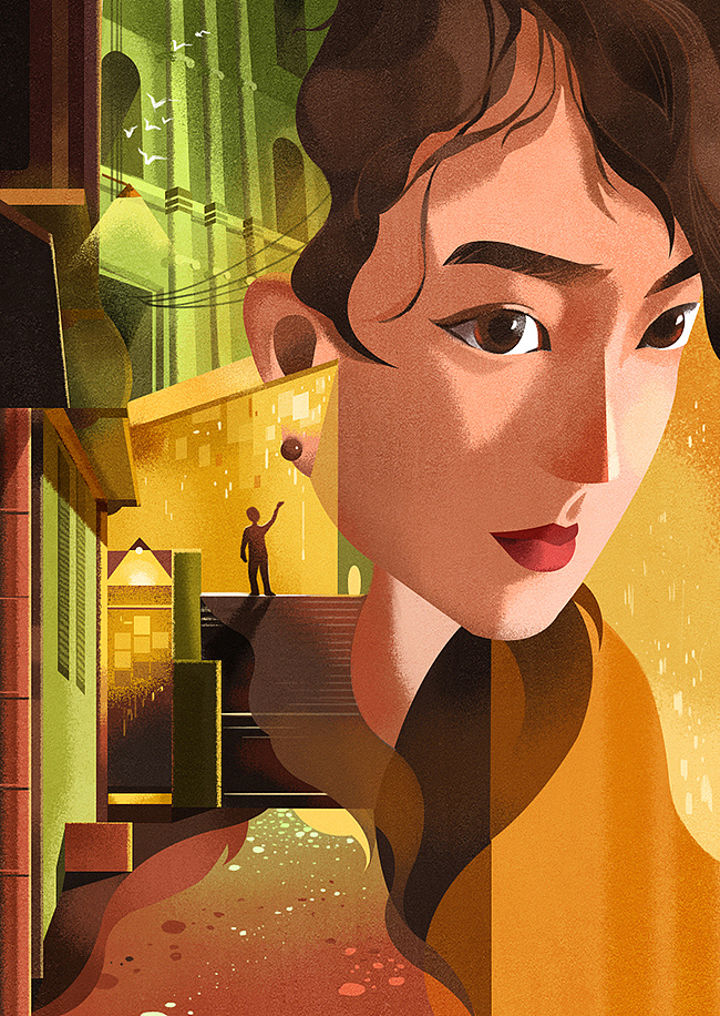 电影海报练习|插画|创作习作|葭葭葭 - 原创作品 - 站酷 (zcool)