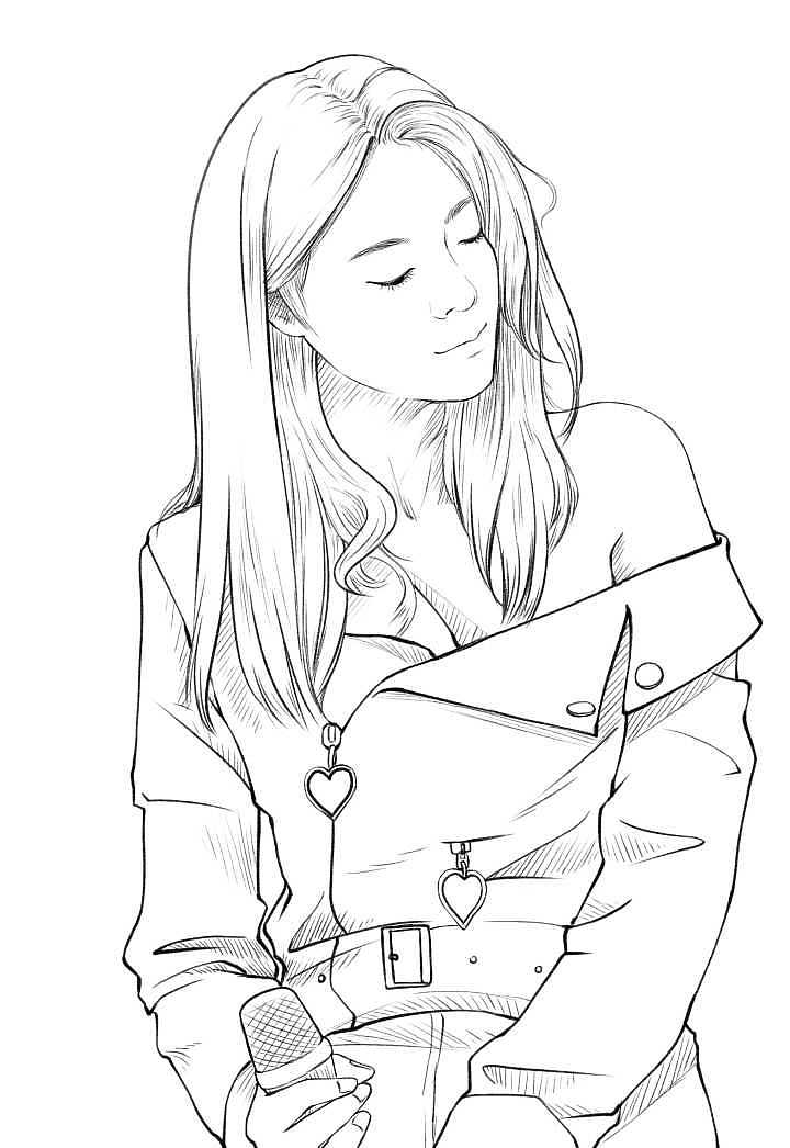 黑铅写实风手绘头像