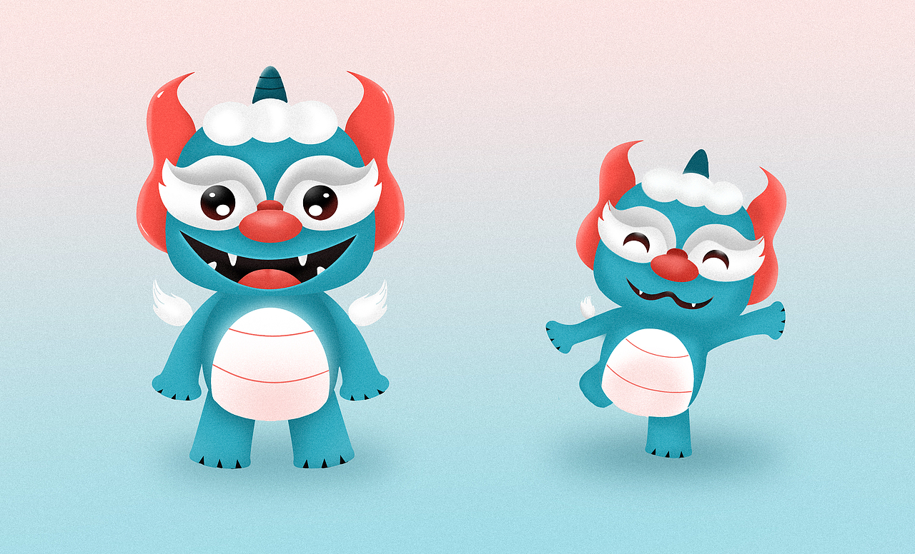 獬豸吉祥物设计