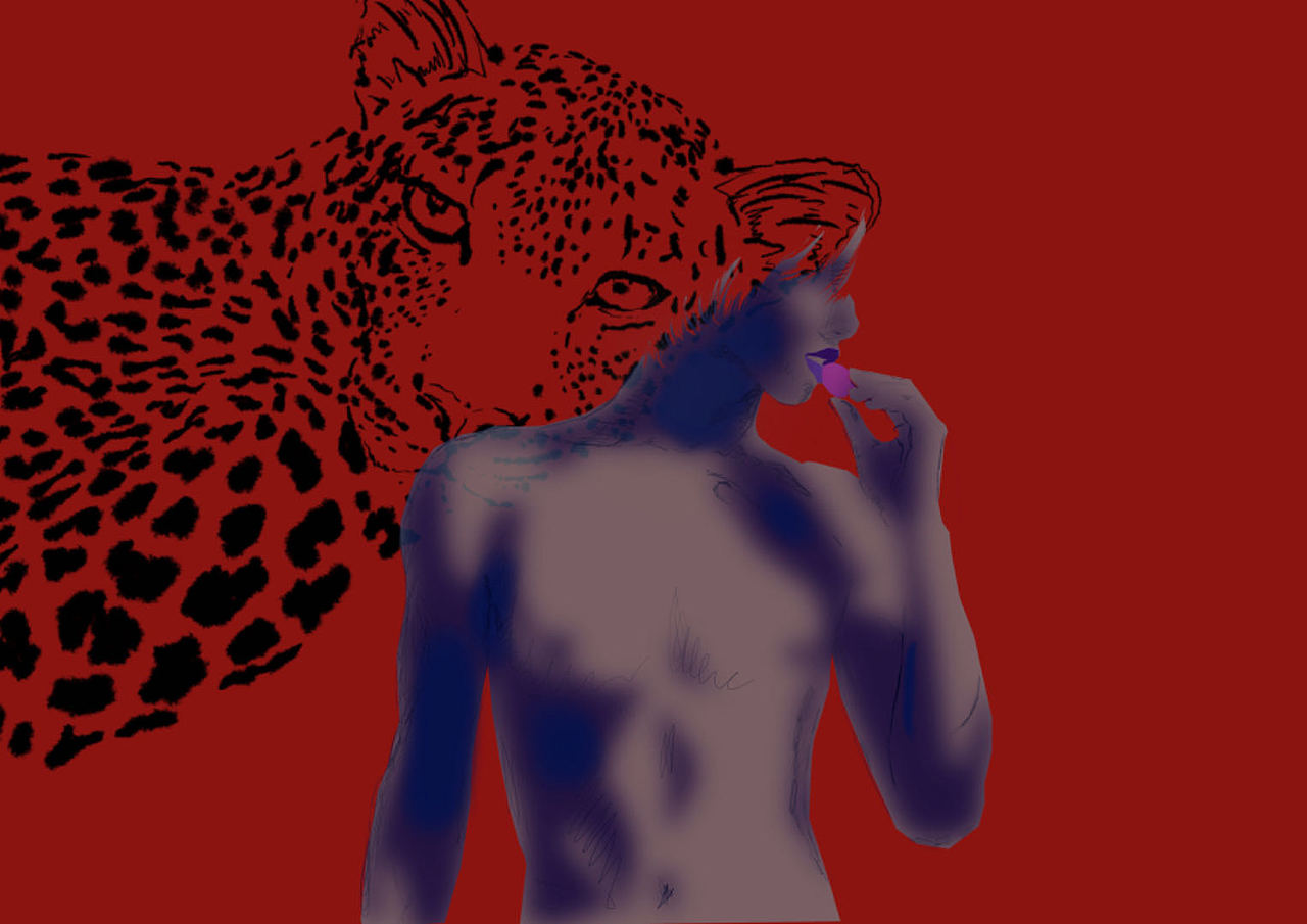 原创插图花豹男孩，买断/授权（图ZMzc2NDc3OTAw） - 商业插画 - 站酷设计师花京寺图案设计原创素材 - 站酷ZCOOL