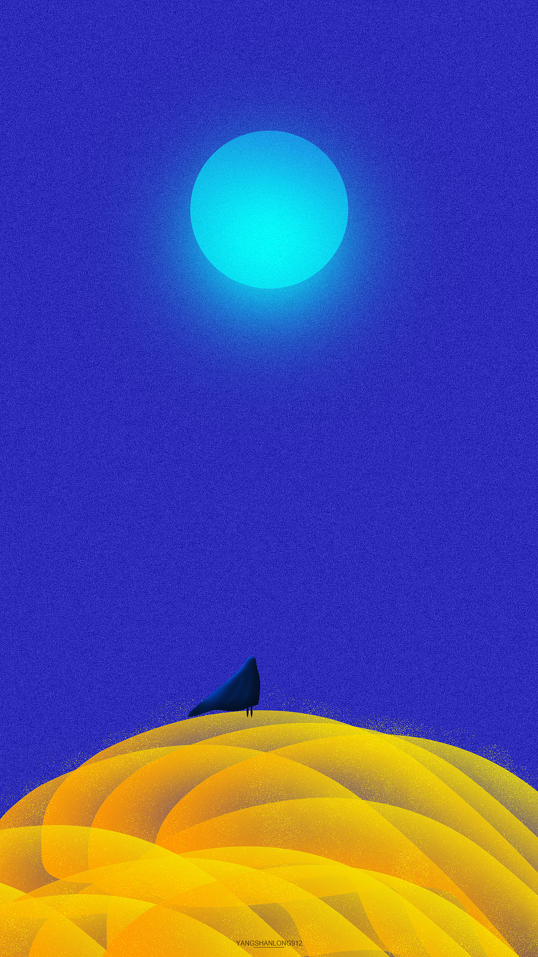 孤独（图ZMTA3Mjg4MzYw） - 艺术插画 - 站酷设计师yangshanlong912原创素材 - 站酷ZCOOL