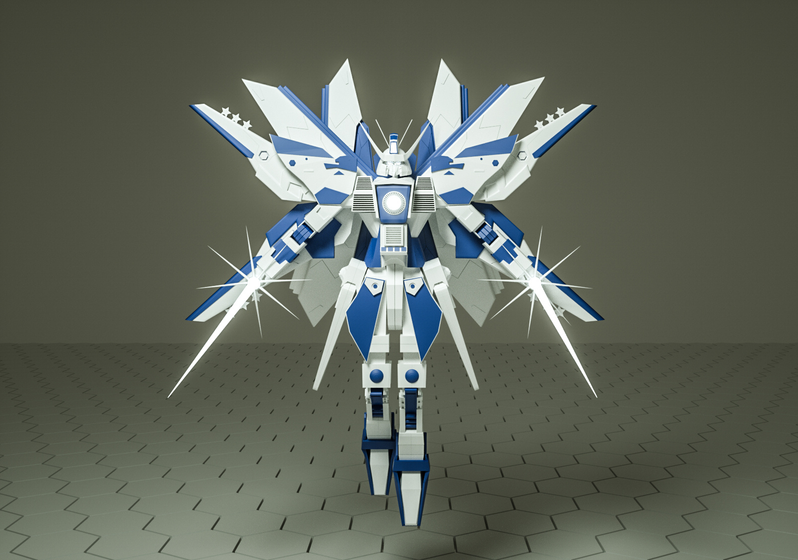 高达建模|三维|动漫|设计个设计 - 原创作品 - 站酷 (zcool)