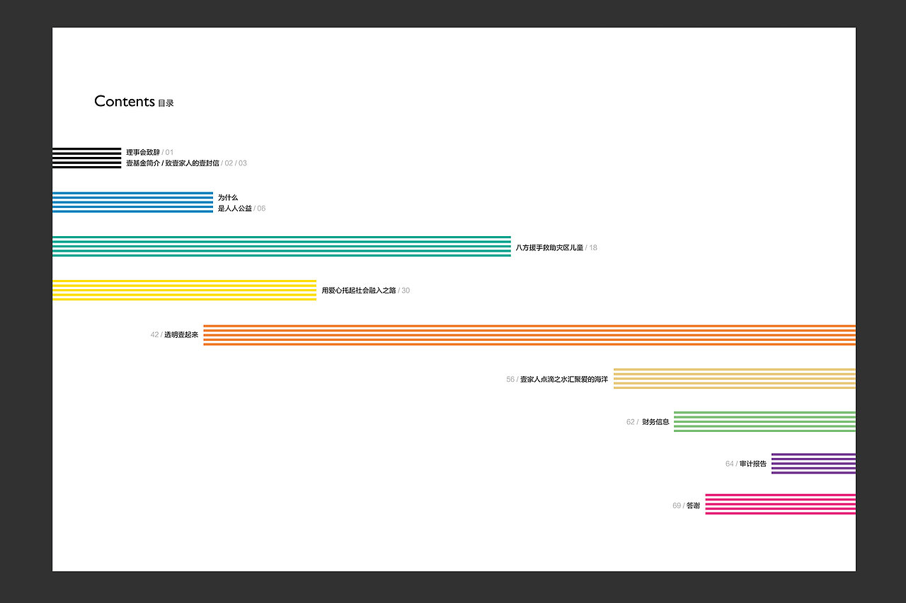 壹基金画册设计