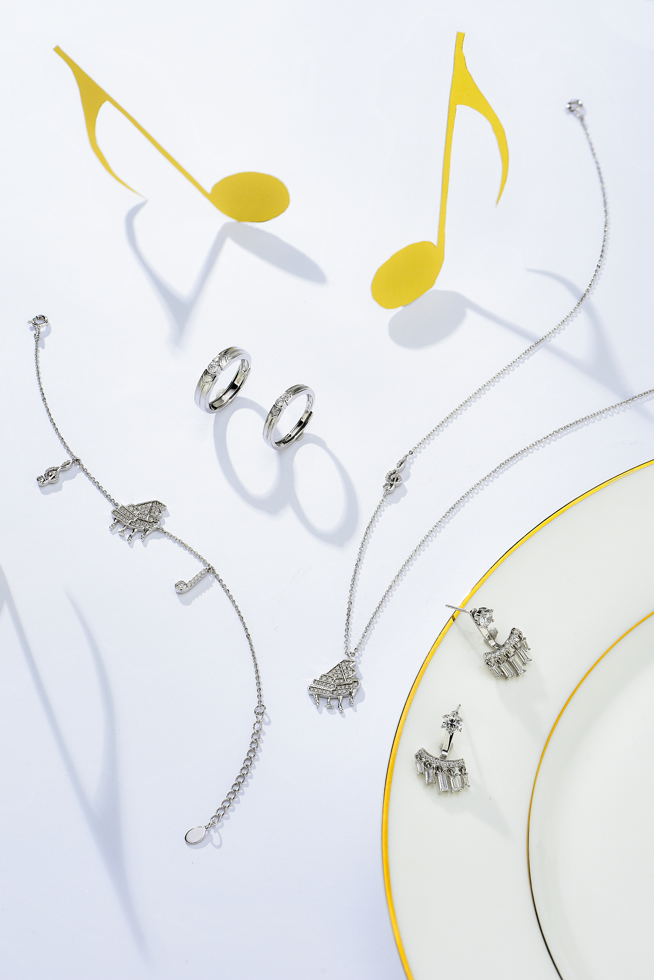 维也纳音乐银饰