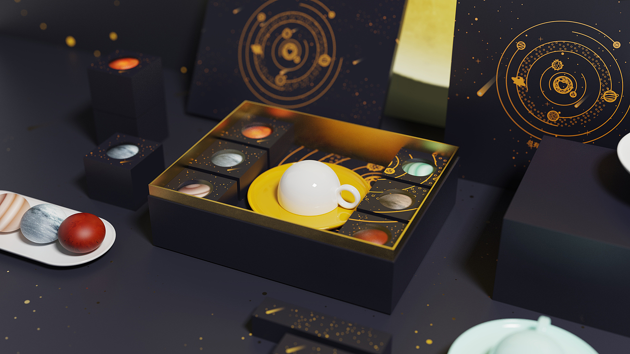 星辰光影.中秋礼(图ZMjQ3MTQ5NTU2) - 生活用品 - 站酷设计师鲤遇设计原创素材 - 站酷ZCOOL