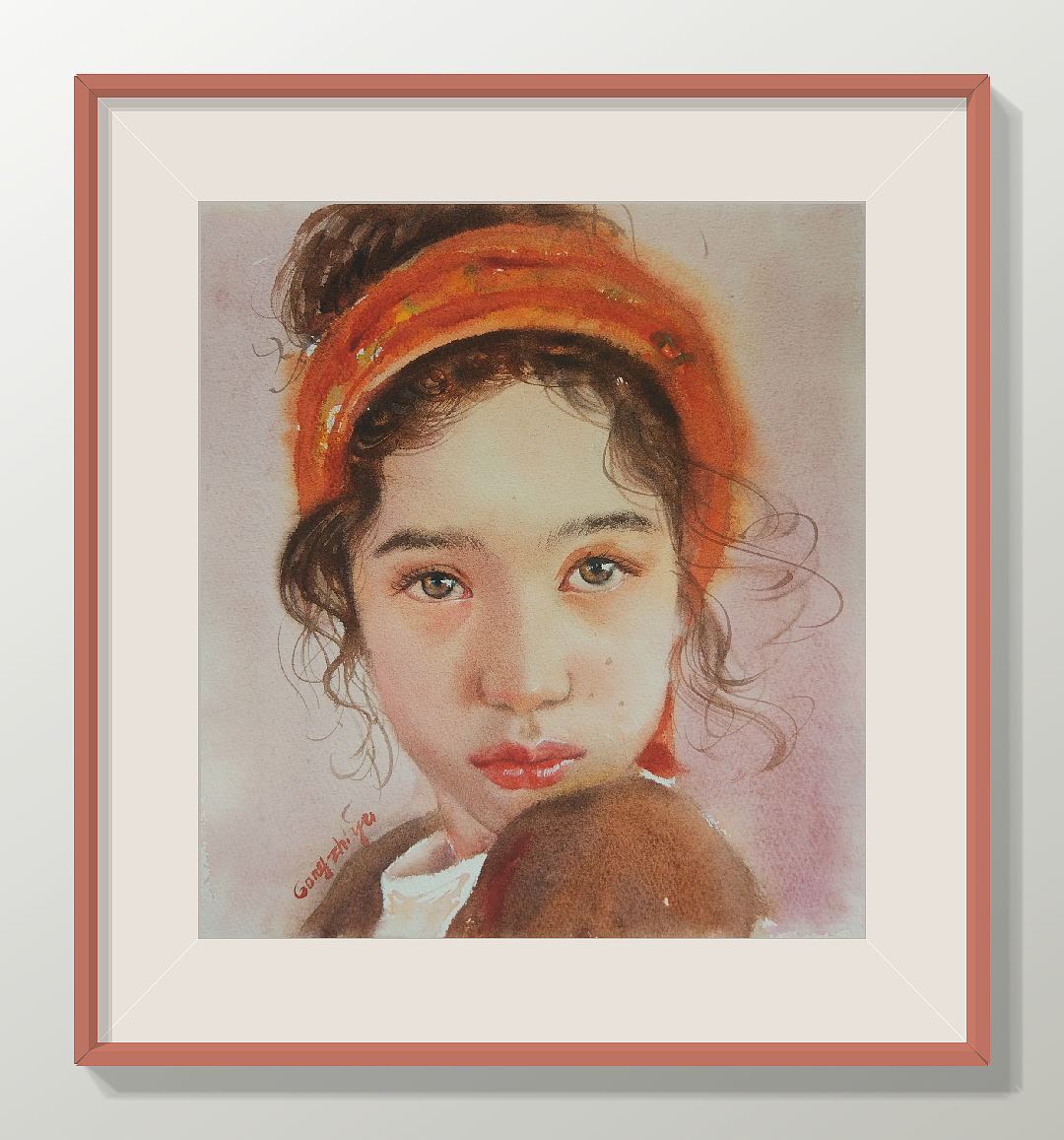 凝眸系列（图ZMTA5NjYyMzcy） - 绘画 - 站酷设计师龚志宇原创素材 - 站酷ZCOOL