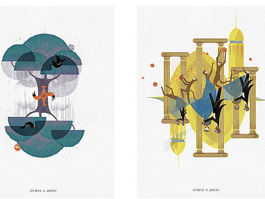 百詞斬 閱讀計劃 《伊索寓言》（個人主頁-ZMTgyODY4NzI=） - 商業(yè)插畫 - 站酷設計師翆生生原創(chuàng)素材 - 站酷ZCOOL