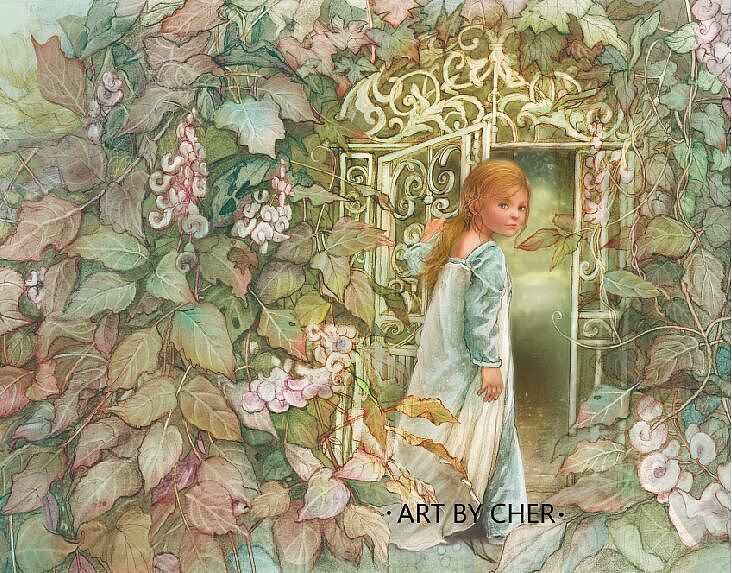 THE SECRET GARDEN 秘密花园（图ZMzYyMDIzMjA=） - 商业插画 - 站酷设计师胖蛇CHER原创素材 - 站酷ZCOOL