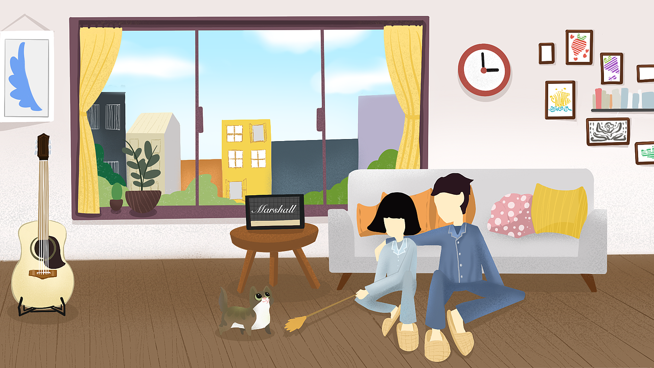 情侣插画（图ZMTc0NjAwNjE2） - 商业插画 - 站酷设计师WISEFOOL原创素材 - 站酷ZCOOL