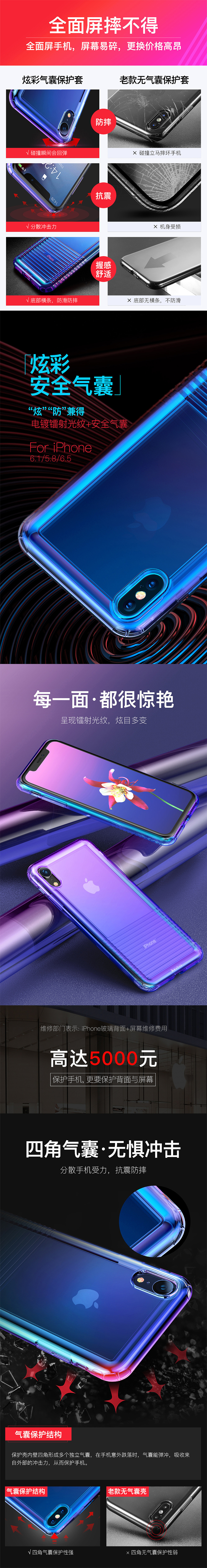 炫彩气囊保护壳