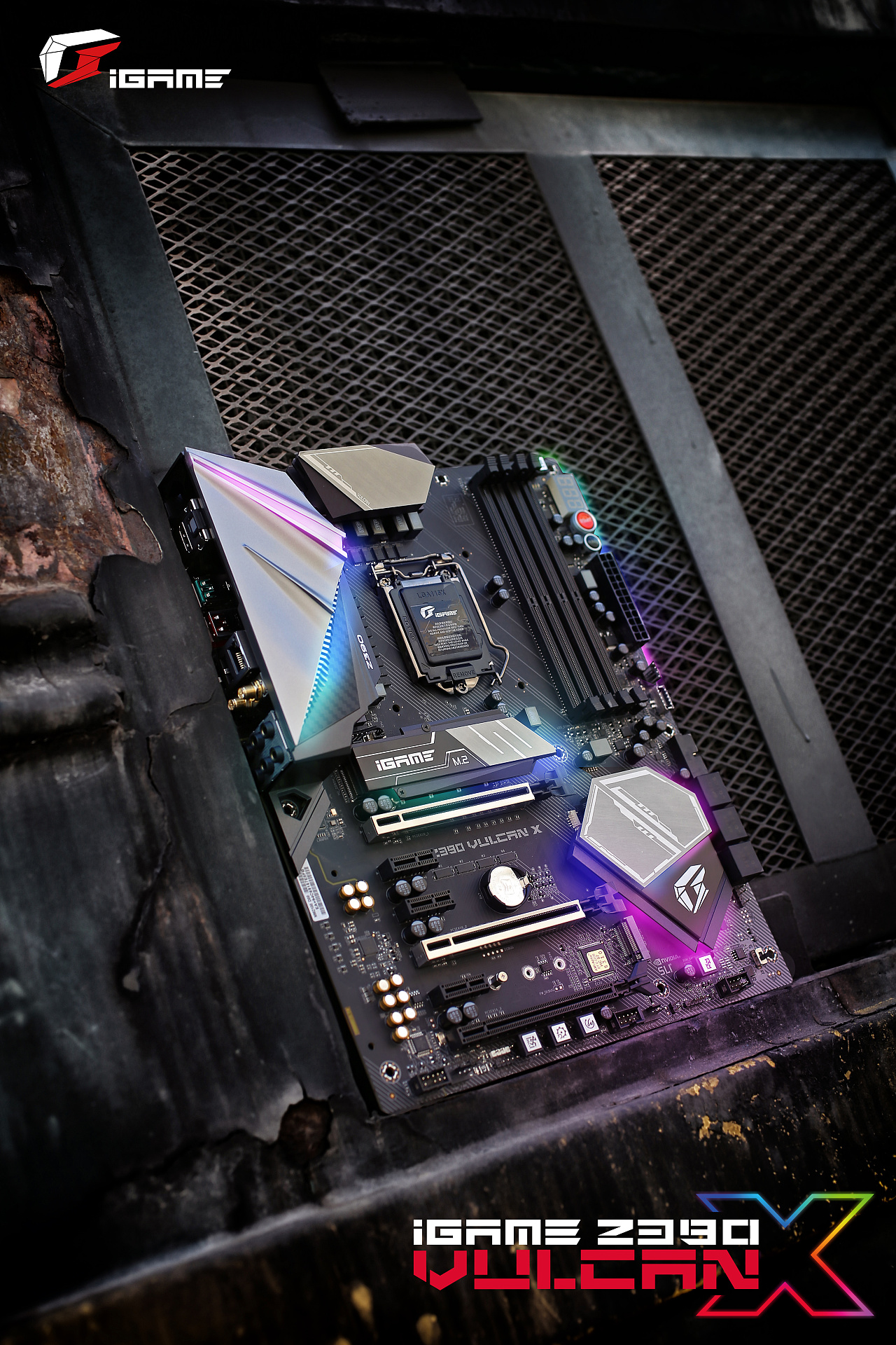 igame z390 vulcan x 主板图赏