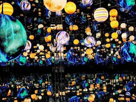 星球灯呼吸灯长廊夜游灯光网红产品