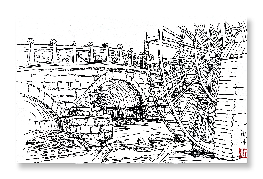 成都黄龙溪钢笔风景写生总结（图ZMTQzNTQwNDQw） - 景观设计 - 站酷设计师脸红红Zoey原创素材 - 站酷ZCOOL