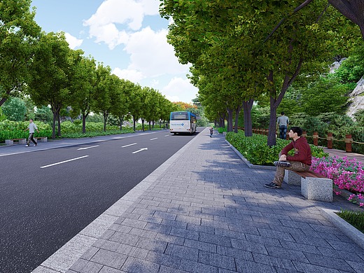 小区效果图|空间|景观设计|路子里予_原创作品-站酷zcool