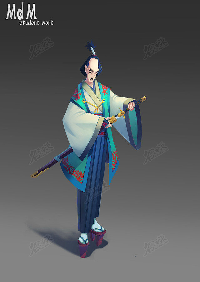 和风日本武士|其他|其他|名动漫cg数娱 - 原创作品 - 站酷 (zcool)