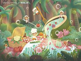 #my CLARINS 尋找天然好食肌#森林小精靈