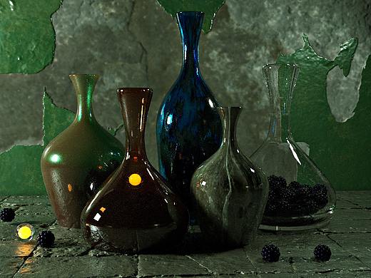 瓶中的树莓（个人主页-ZMzAxOTkwNDQ=） - 其他三维 - 站酷设计师搞啥三维原创素材 - 站酷ZCOOL