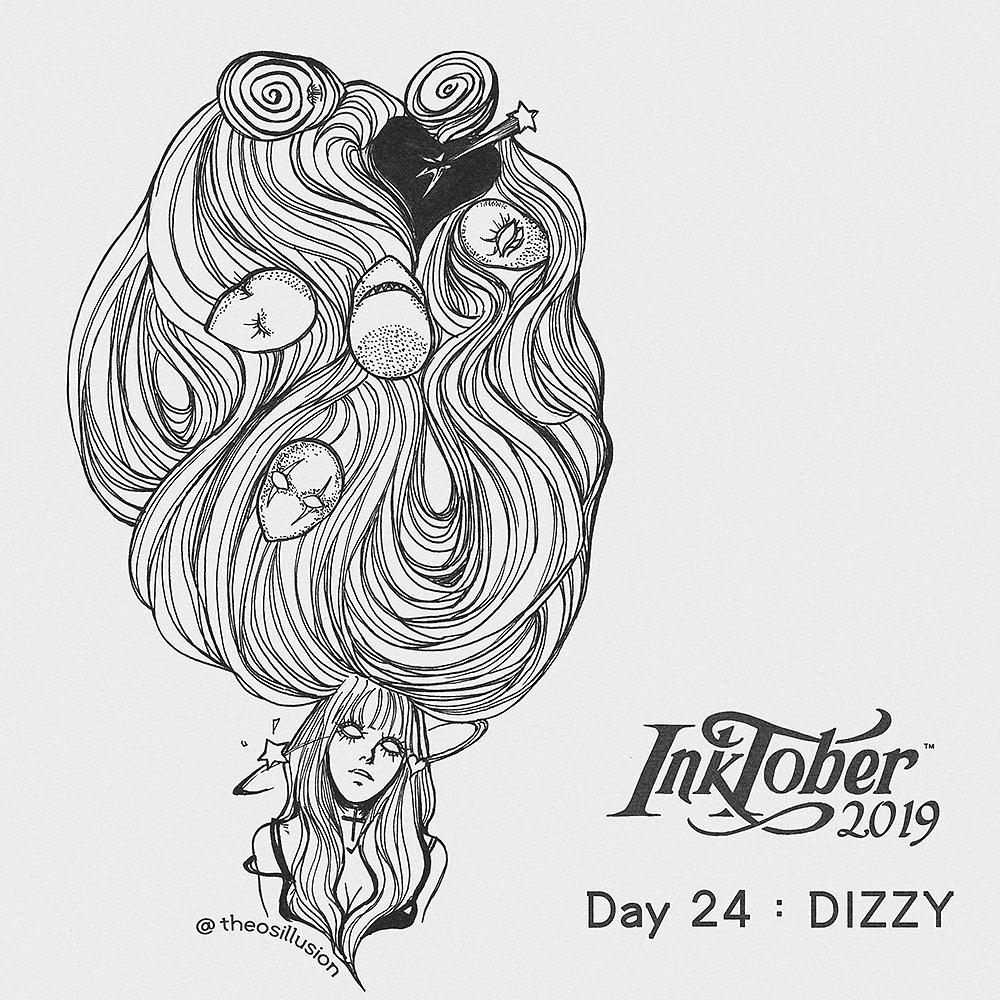 Inktober 2019（图ZMTgyMDMzMDEy） - 创作习作 - 站酷设计师THEOSILLUSION原创素材 - 站酷ZCOOL