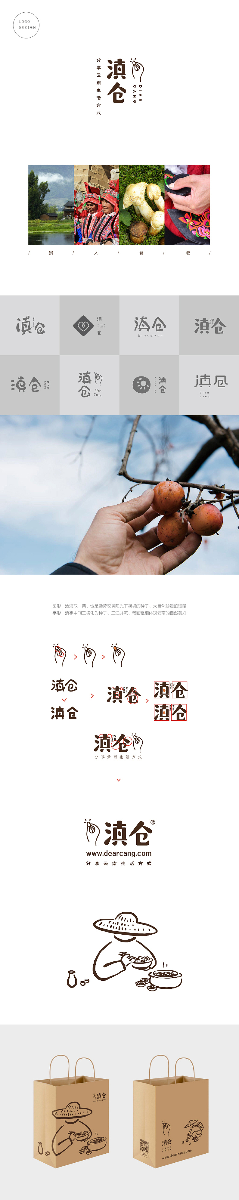 滇仓品牌与插画包装设计（图ZODQwNDYyMjg=） - 品牌 - 站酷设计师张耀予原创素材 - 站酷ZCOOL
