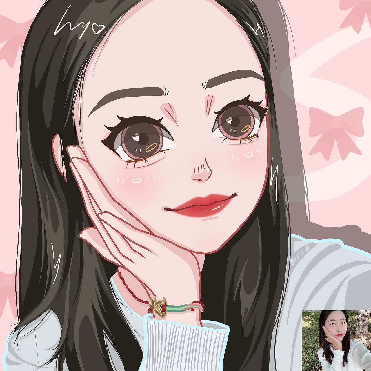 手绘头像练习procreate