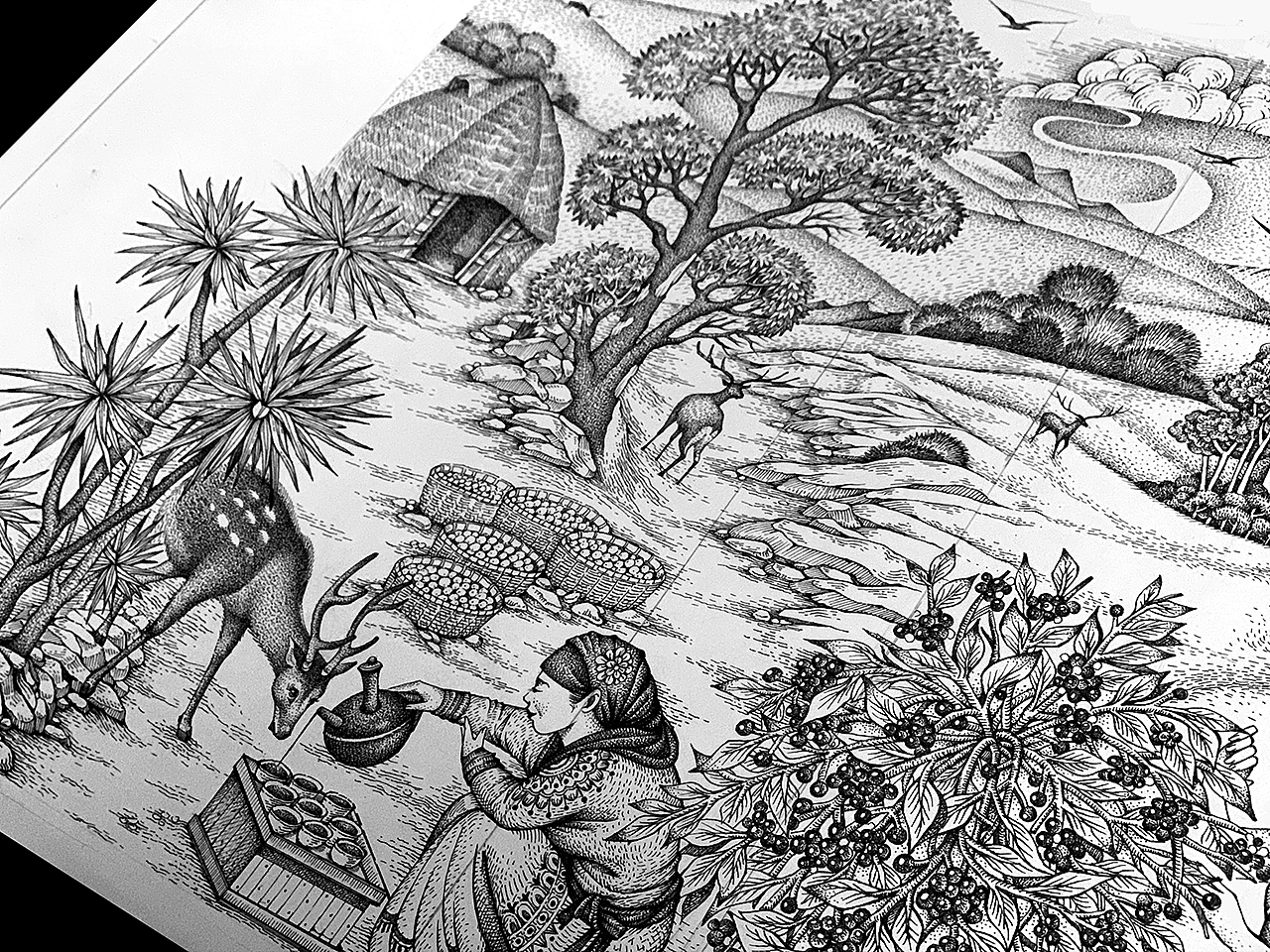 瑞幸精品挂耳咖啡包装系列插画设计（图ZMjE3Njc2NjQ4） - 商业插画 - 站酷设计师张贇ILLUSTRATION原创素材 - 站酷ZCOOL