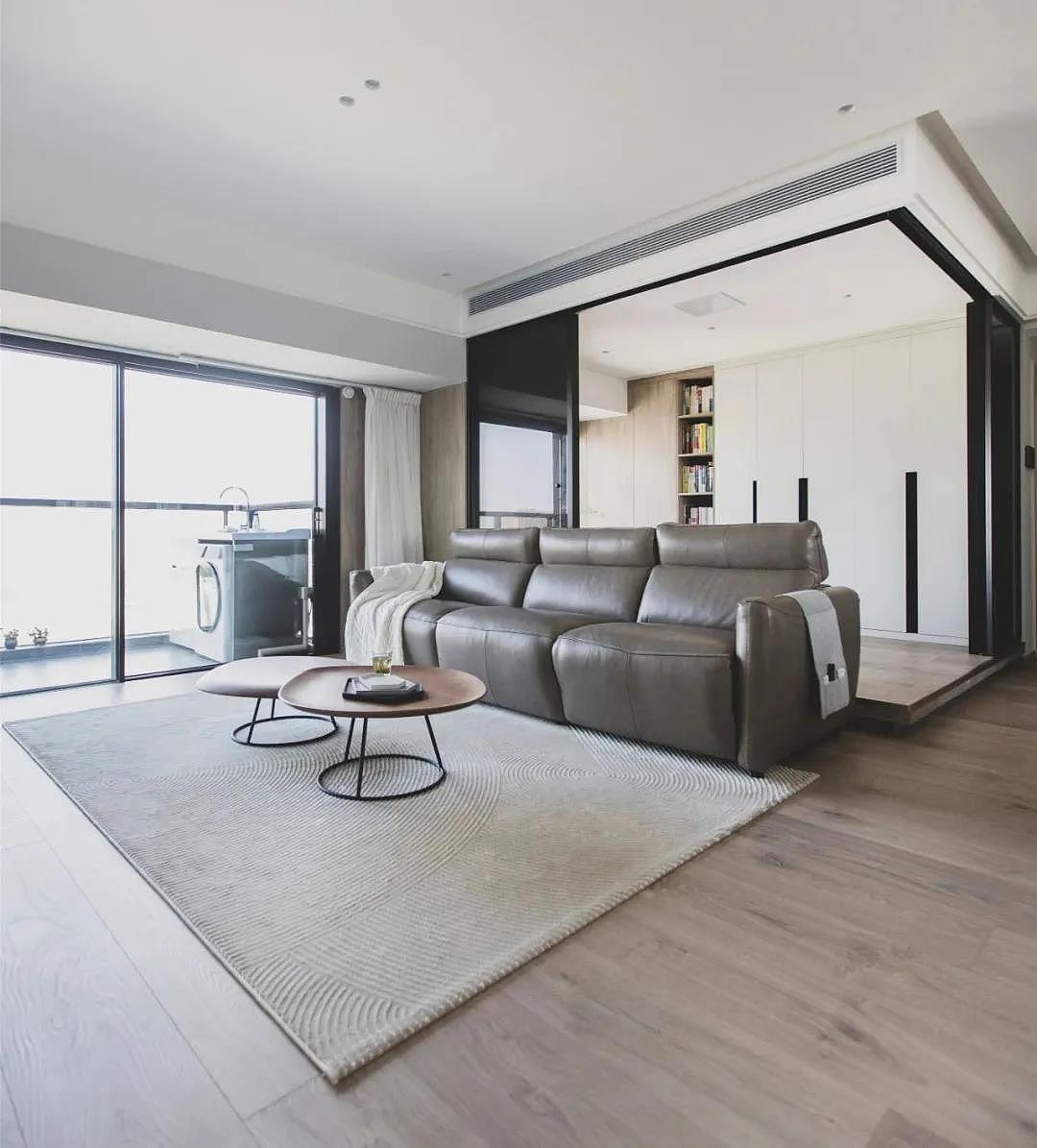 112㎡三居改四居,落地窗+半开放式书房,温馨有格调!