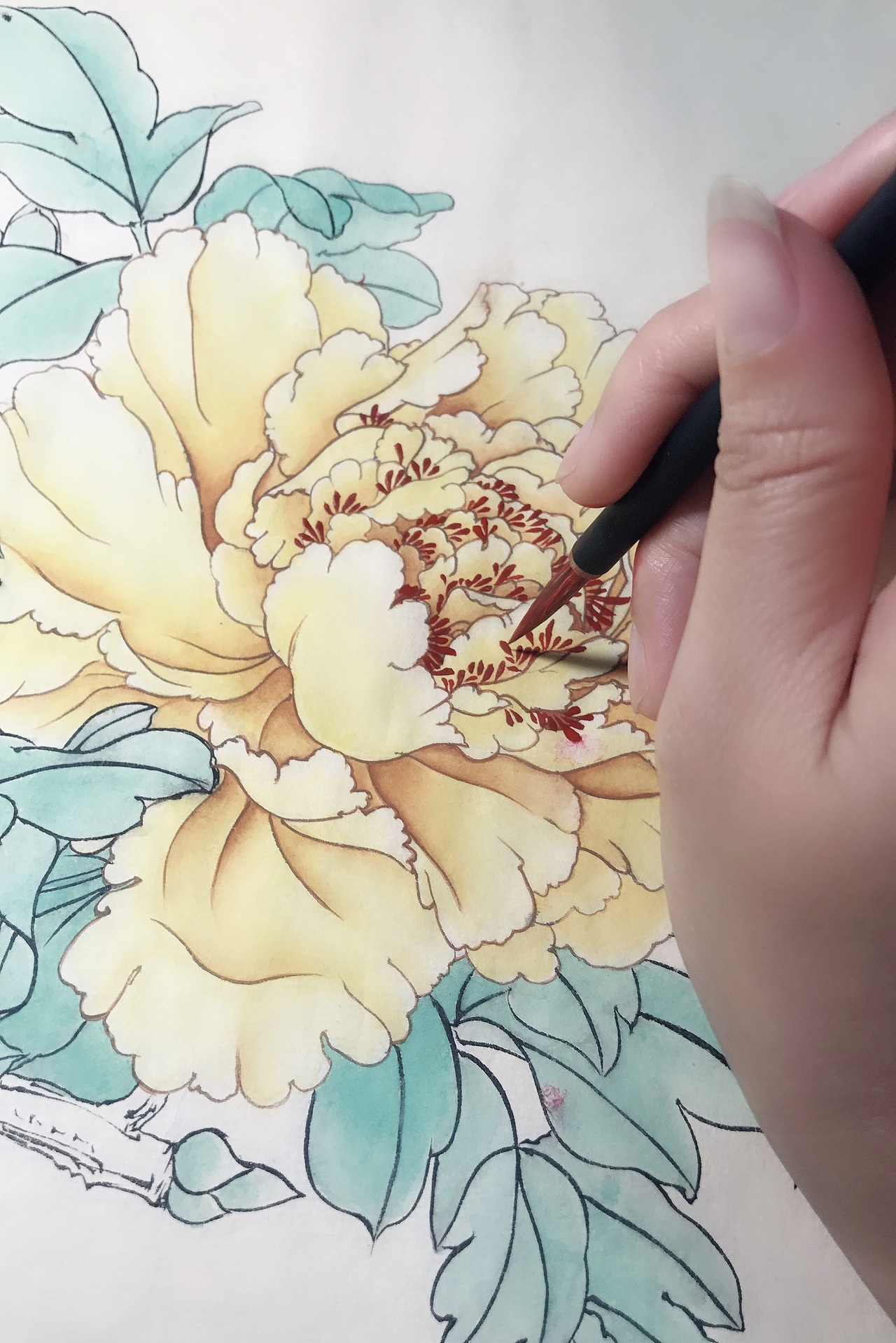 第一次画工笔画！挖坑填坑乐此不疲（图ZMTIyMzc1NzQ4） - 绘画 - 站酷设计师婳画原创素材 - 站酷ZCOOL