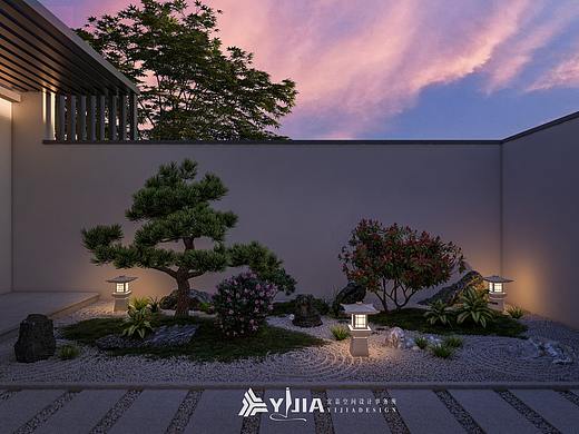 凤凰保集合院庭院景观