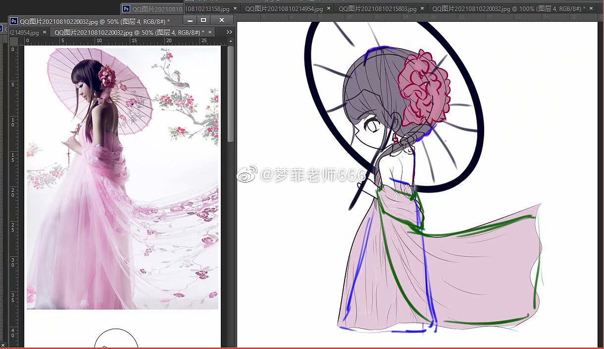 昨天的作业课，同学们都很努力吖（图ZMjY2MjkzNjk2） - 其他 - 站酷设计师惠惠Q版插画教学原创素材 - 站酷ZCOOL