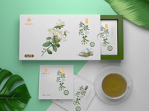 代用茶包装设计 · 坤禧堂 / 刘益铭 × 原创作品