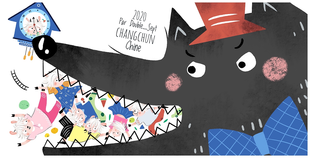 2020儿童插图板绘案例汇总