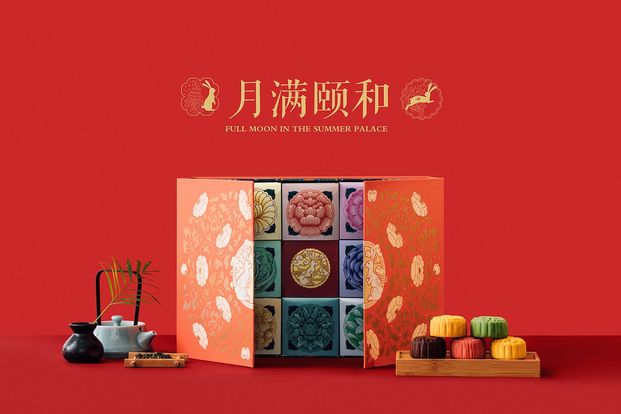 月满颐和月饼礼盒拍摄