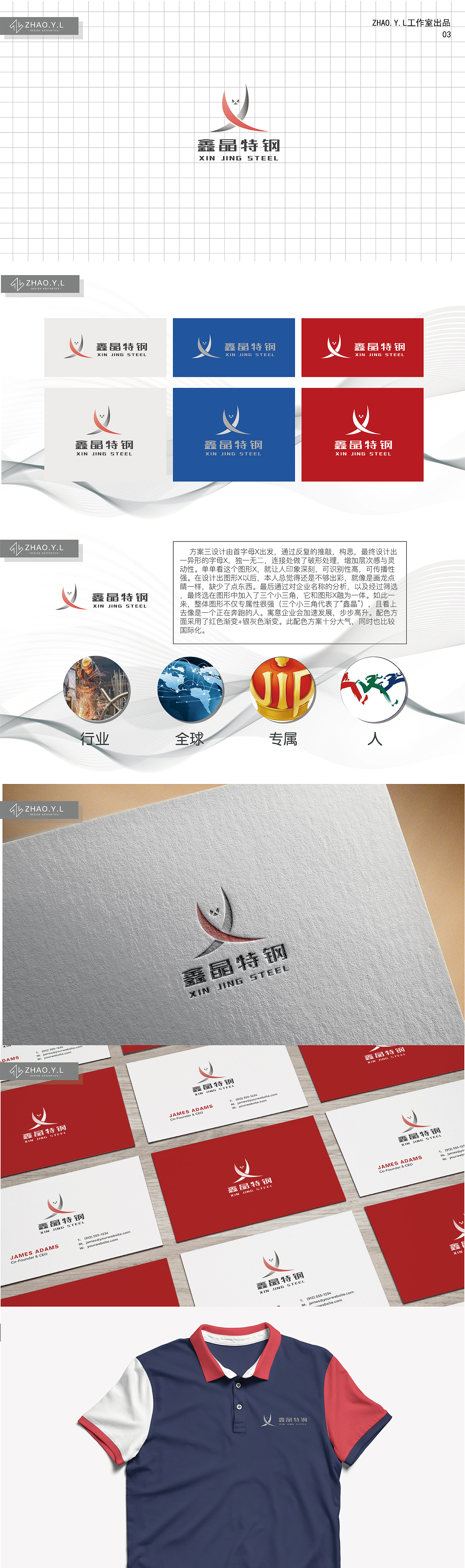 鑫晶特钢&ZHAO.Y.L（图ZMTMxOTI3Njky） - Logo - 站酷设计师ZhaoYLoong原创素材 - 站酷ZCOOL