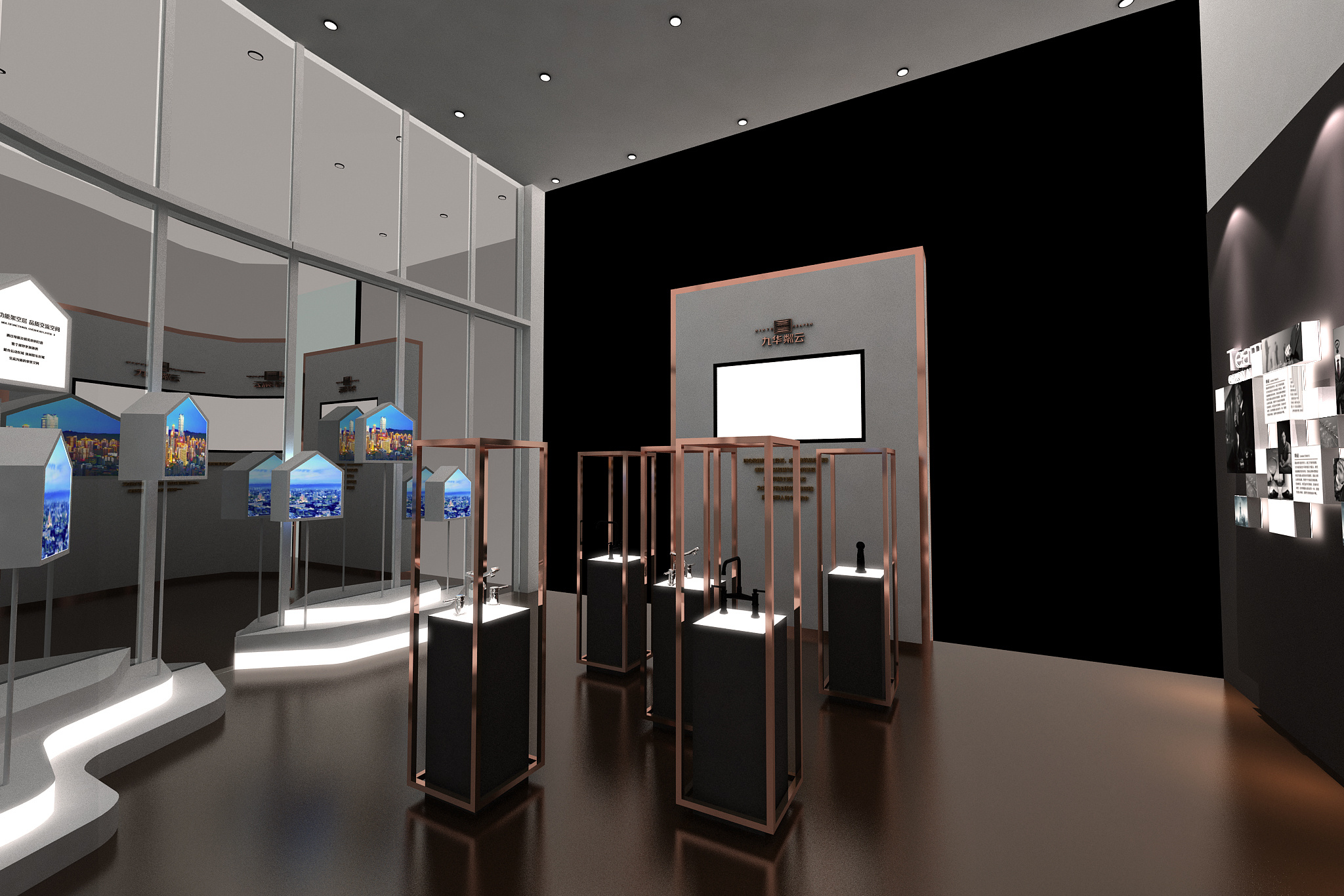 商业展厅效果图|空间|建筑设计|西橘效果图 - 原创作品 - 站酷 (ZCOOL)