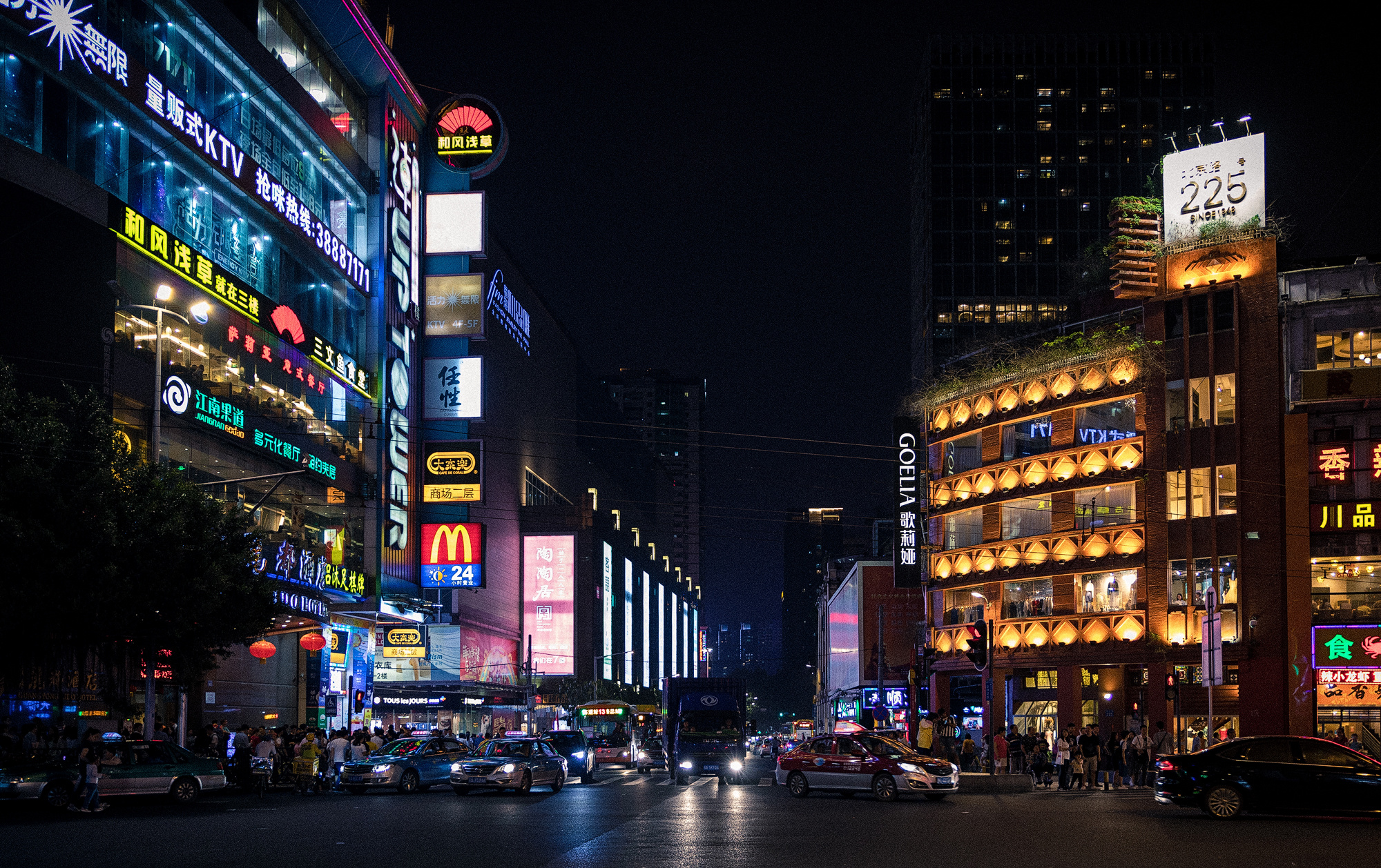 广州北京路夜景图片图片