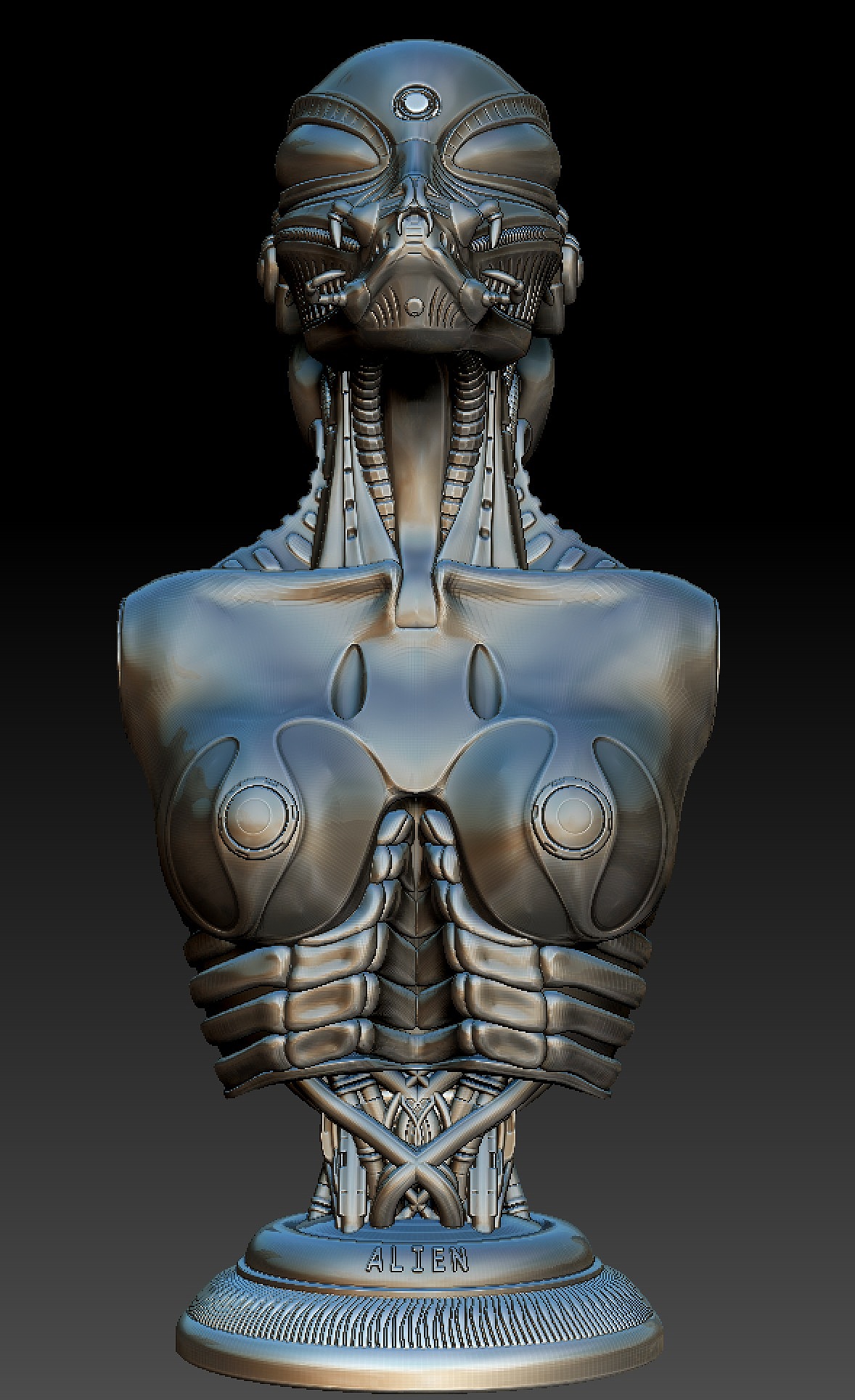 墨生 ALIEN胸像（图ZMTk3MTE1NDk2） - 人物/生物 - 站酷设计师zkd12原创素材 - 站酷ZCOOL