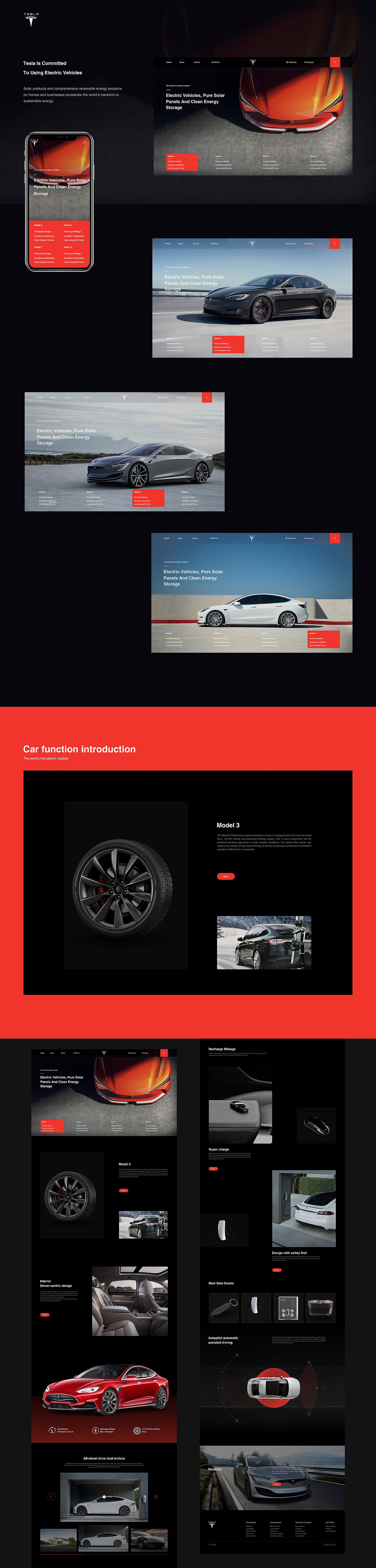 Tesla Automobile official website（图ZMjI0NzUzNDE2） - 企业官网 - 站酷设计师Mr_Allens原创素材 - 站酷ZCOOL