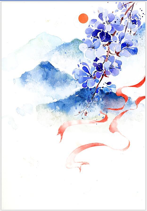 古风插画（图ZNTU1MjQ1NzI=） - 商业插画 - 站酷设计师鸿飛插画原创素材 - 站酷ZCOOL