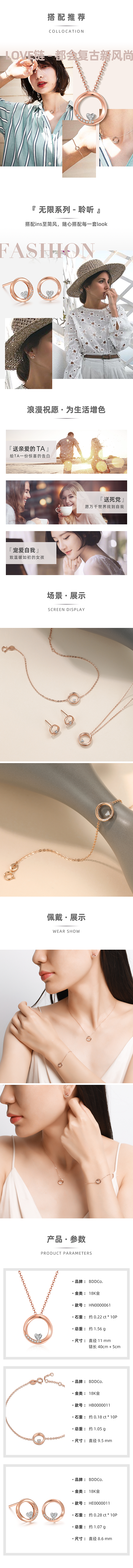 品牌珠宝电商详情页包装