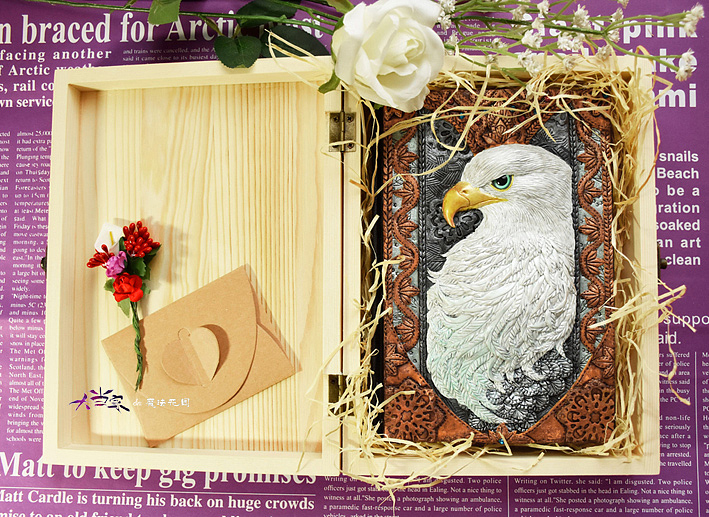 原创软陶书皮--老鹰（图ZNzExNDg3NjA=） - 其他手工艺 - 站酷设计师大当家的魔法花园原创素材 - 站酷ZCOOL