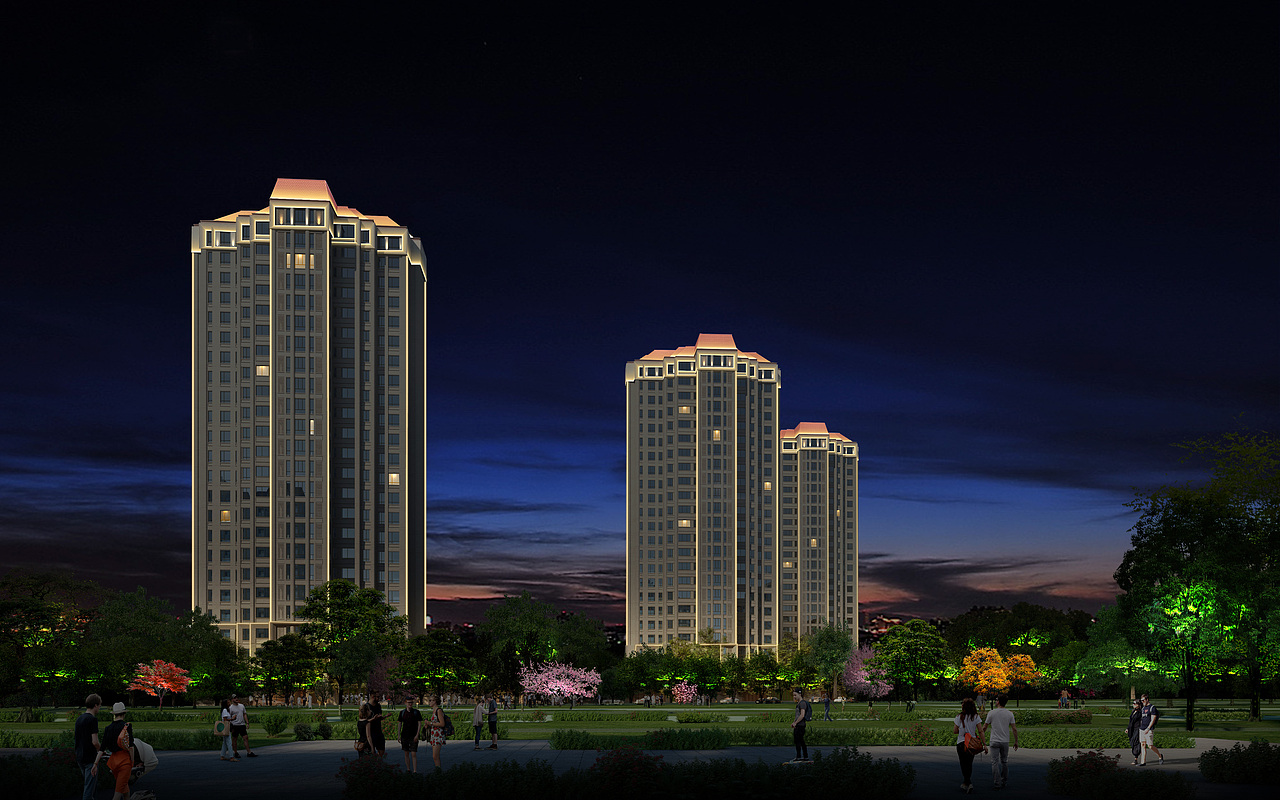 建筑平面效果图