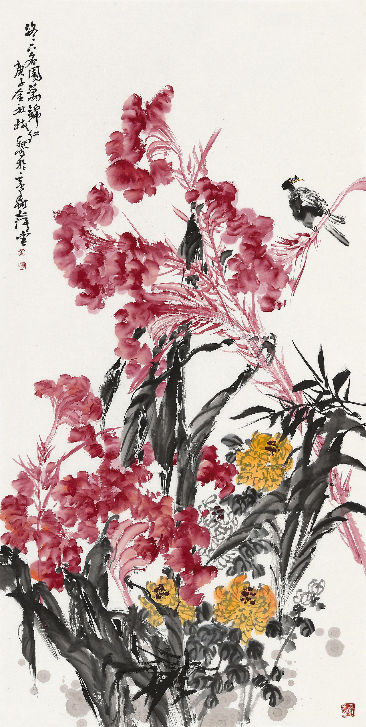 中国美术家协会会员崔树轩花鸟画作品欣赏（图ZMjU4NjEwMjQ0） - 绘画 - 站酷设计师书画经纪人原创素材 - 站酷ZCOOL