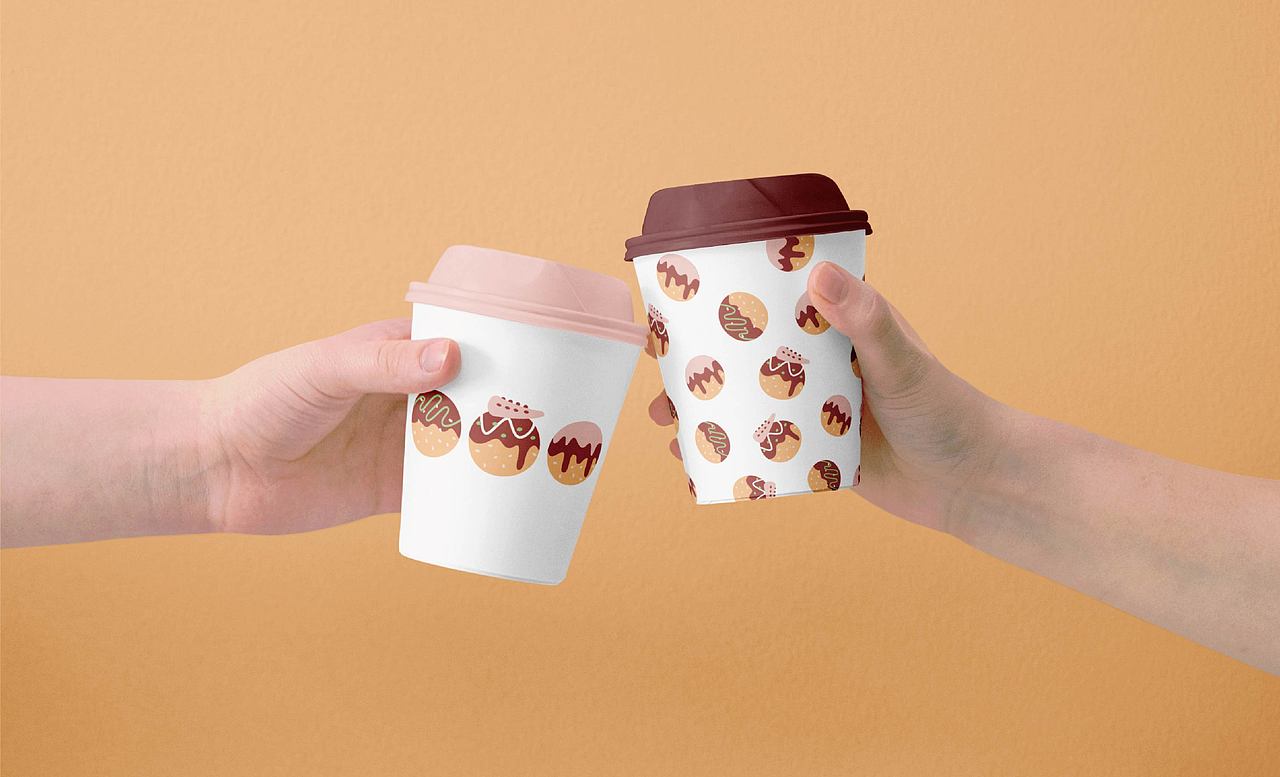 章鱼小丸子logo提案设计