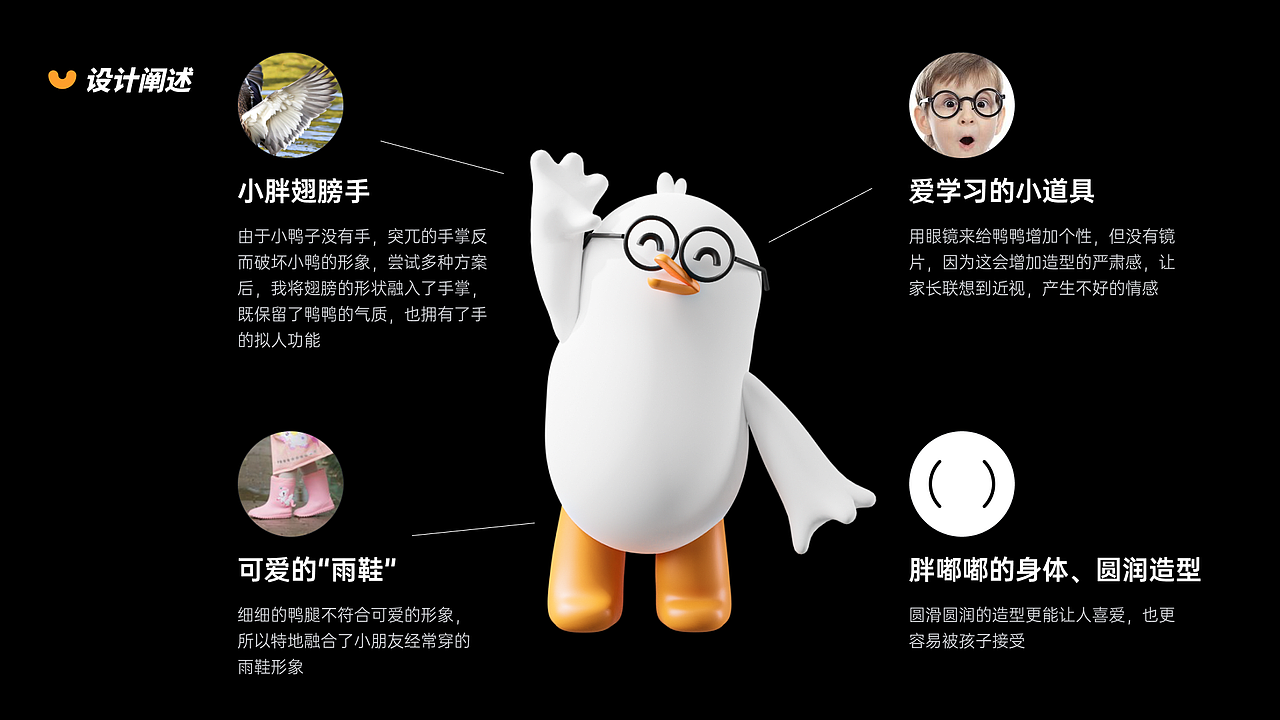 爱学鸭,IP设计