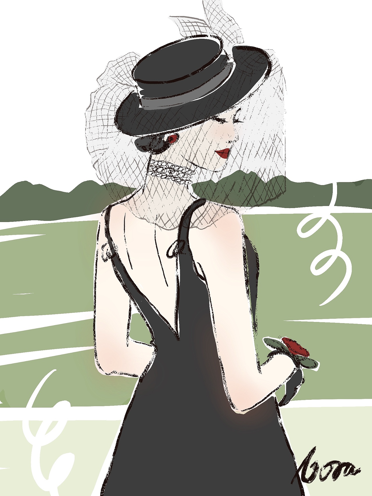 原创插画 | 人物速写（图ZMjkyOTg3NTcy） - 艺术插画 - 站酷设计师Nora诺拉小姐原创素材 - 站酷ZCOOL