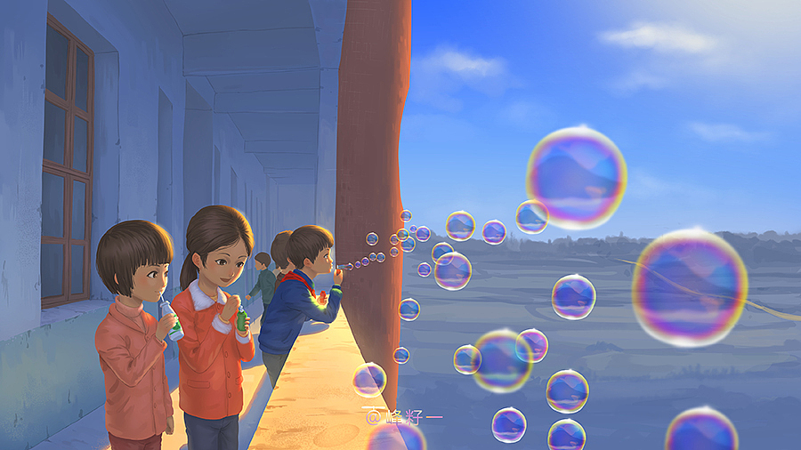 童年回忆 春（上）（图ZNzMwNzg2NDA=） - 创作习作 - 站酷设计师峰籽一原创素材 - 站酷ZCOOL