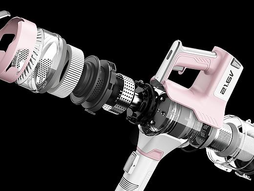 吸尘器渲染图（个人主页-ZNDA4NjQ5Mjg=） - 产品 - 站酷设计师Zachary87原创素材 - 站酷ZCOOL